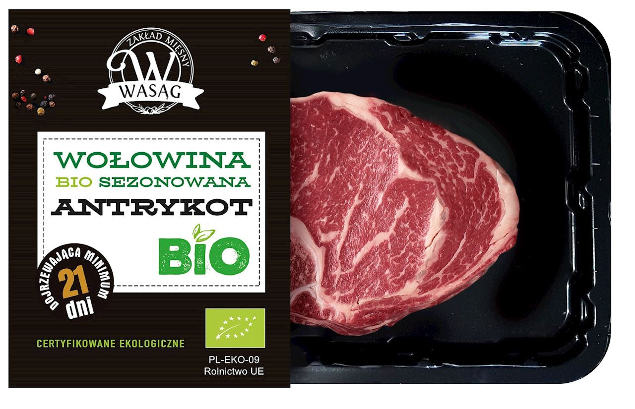 Antrykot Wołowy Sezonowany BIO (Około 0,25 kg)