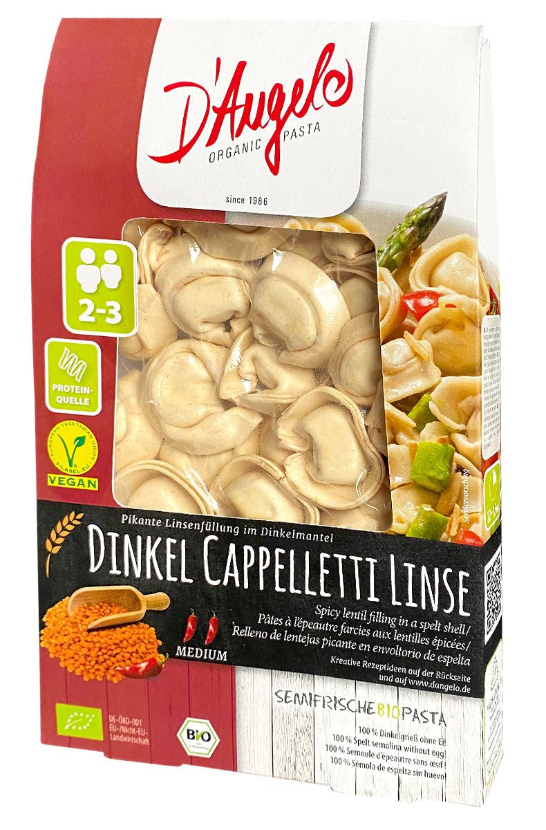 Cappelletti Orkiszowe z Soczewicą Pikantne BIO 250 g