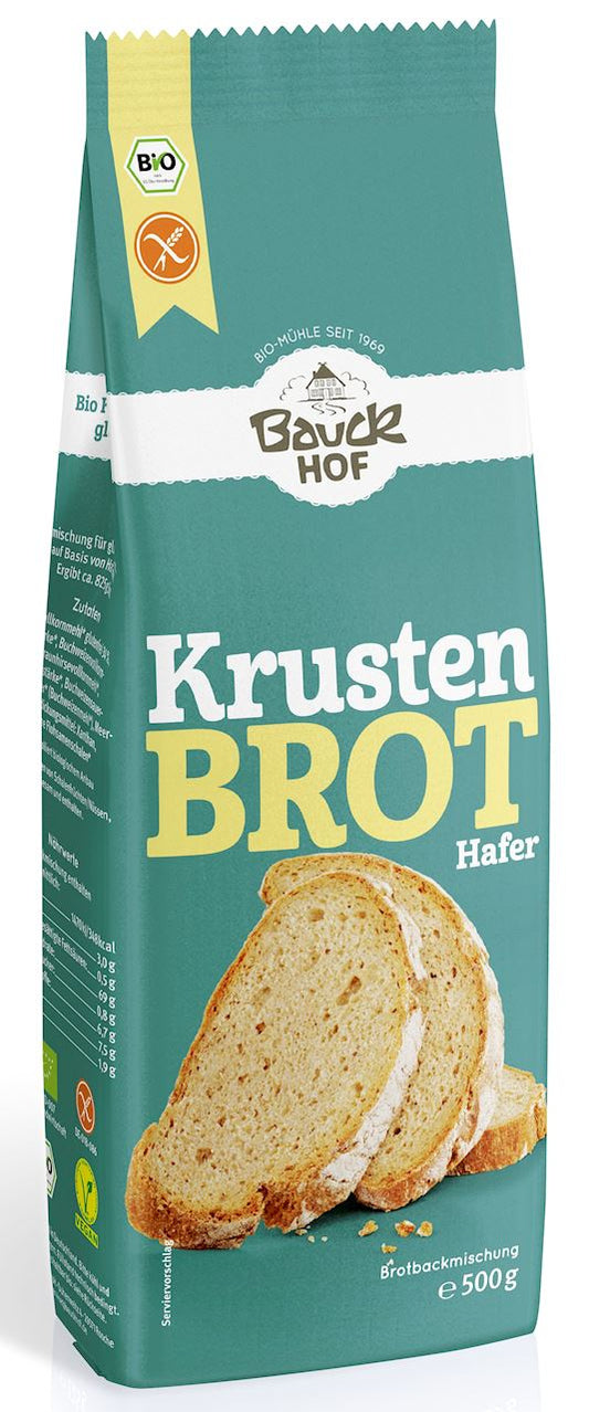 Mieszanka Do Wypieku Chleba Owsianego Bezglutenowa BIO (2 szt x 500 g)