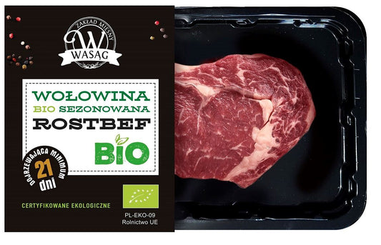 Rostbef Wołowy Sezonowany BIO (Około 0,25 kg)